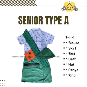 Senior Scout Type A Complete Set of Scouting Uniform for Girl | Theo Clothing