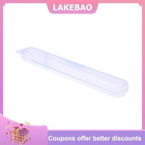 【LAKEBAO】 1 cái hộp đựng bàn chải đánh răng trong suốt hộp đựng hộp đựng di động vệ sinh du lịch hộp đựng bàn chải đánh răng dụng cụ sắp xếp phòng tắm