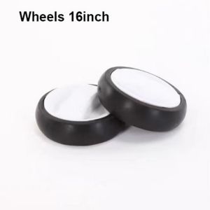 NALANILI 12 inch 14 inch 16 inch Bánh phụ trợ tập đi cho xe đạp trẻ em Đen Cao su/ loại Bánh xe đạp trẻ em Hình chữ T Phụ kiện bánh xe phụ trợ không gây tiếng ồn