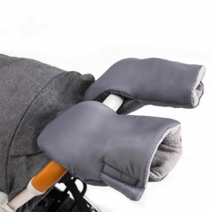 BMFUEW Windproof Pram Hand Muff Warm Waterproof Stroller Accessories New Insulated Baby Stroller Gloves Winter Use