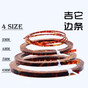 ABS material guitar edging strip edge binding design decorative strip for guitar decoration