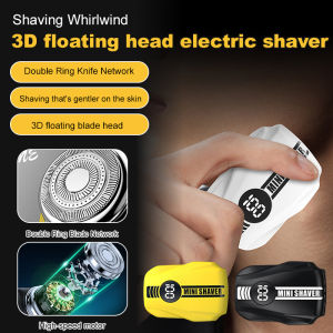 Small cyclone portable home razor set mens business floating head washable electric razor