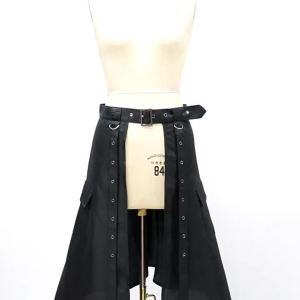 Váy Kilt Steampunk cho Nam Giới Váy Cosplay Gothic Thời Trung Cổ Váy Kilt Chiến Binh La Mã với Thắt Lưng Trang Phục Váy Harajuku