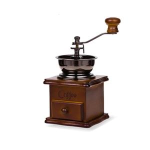 Traditional Hand Crank Coffee Grinder Portable Manual Operation Coffee Beans Grinding Machine for Home and Outdoor Use