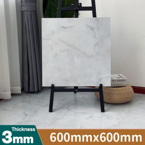 3mm Vinyl Floor Stickers 60 * 60cm Waterproof Floor Stickers Flooring Peel For Home and Office Floor Decoration Vinyl flooring with adhesive Anti-Fouling Vinyl Flooring Room Marble Sticker floor stickers vinyl tiles Vinyl Tiles For Bathroom Floor