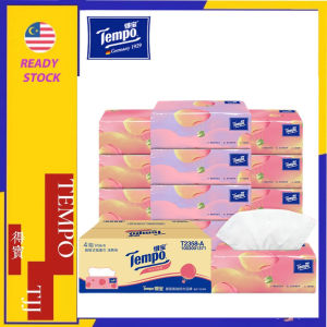 Tempo Tisu wangi pic /Facial Tissue peach 4ply 90s*16 得宝桃香抽纸