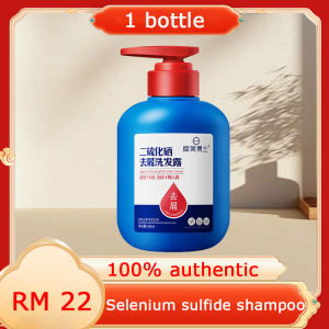 300ml selenium disulfide dandruff shampoo deeply cleanses hair follicles deeply removes mites controls oil fluffiness dandruff itching mild and non irritating