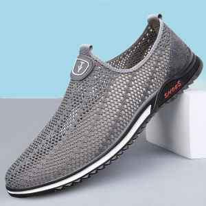 Free Shipping 2026 New MenS Mesh Sandals Sneakers Mesh Perforated Hollow Sports Casual Slip-On Loafers
