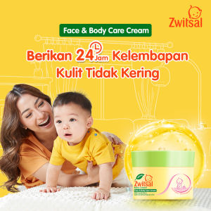 Zwitsal Baby Face and Body Care Cream - Chamomile & Vitamin E 50 gr x2