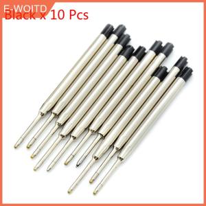 YINGRAN3 10ชิ้นปากกาหมึกสีน้ำเงินขนาดมาตรฐาน1.0มม. ปากกาลูกลื่นหัวปากกาขนาดกลาง