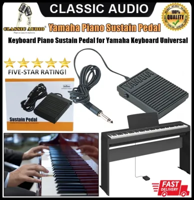 Yamaha Piano Sustain Pedal High Performance - Keyboard Piano Sustain Pedal for Casio Keyboard and Yamaha Keyboard Universal (Original)