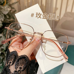 JN IMPRESSION Kính chống bức xạ chống Đèn xanh dương phiên bản Hàn Quốc kính giảm béo mặt tròn retro hợp thời trang