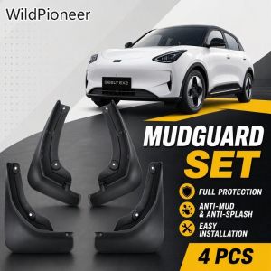 4 Pcs Flexible Car Mudguards For Geely Ex2 Fender Splash Guards Anti Mud Wheel Protector Easy Install Front Rear Full Set