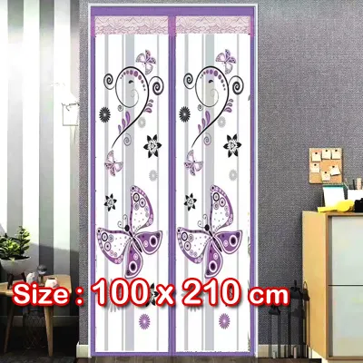 Tirai Magnet Elegan bahan plastik PVC (khusus ruangan berAC) / Tirai Pintu kamar (M3A)