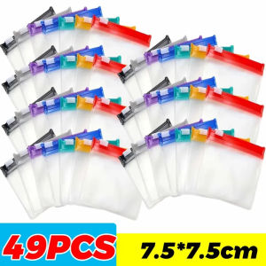 Dozoey ถุงยานำกลับมาใช้ใหม่ได้กระเป๋าใส่ยาอัญมณีสำหรับเดินทางแบบพกพากระเป๋าซิปถุงจัดเก็บเครื่องประดับกันน้ำแบบผนึกตัวเองได้เครื่องมือฉุกเฉิน