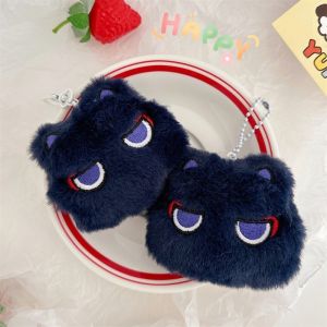 Anime Hot Anime Gojo Satoru Cat Plush Cute Embroidery Plush Key Chain Stuffed Animals Doll Pendant Cartoon Toy Gift for Kid