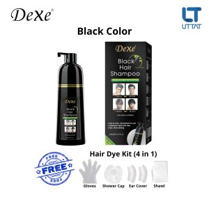 DEXE Black Hair Shampoo 400ml Instant Black Hair Dye Syampoo