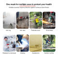 Active protective Hybrid full face shield PM2.5 masin rumput Sport Riding Mask Dust-Proof Face Cover. 
