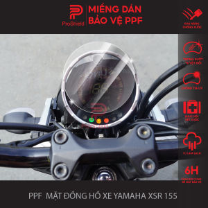 Miếng Dán PPF Bảo Vệ Mặt Đồng Hồ Xe YAMAHA XSR 155