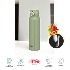 [Ginkgo Houseware - Ready Stock] Thermos JNR-751 750ML Stainless Steel Thermal Insulated Trendy & Light Flask Matte Surface Premium Tumbler for Office / Home / Travel - Keep Warm and Cold