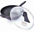 WOK PAN 30CM PANCI MARBLE Anti Lengket - ORIGINAL MOEGEN GERMANY  / HC. 