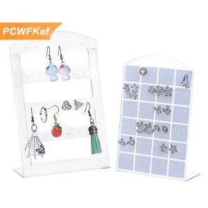 【PCWFKef】 Vòng Cổ Vòng Đeo Tay Bông Tai Đồ Trang Sức Treo Phụ Kiện Hiển Thị Tủ Quần Áo Earing Đứng Cho Nhựa Earingstand