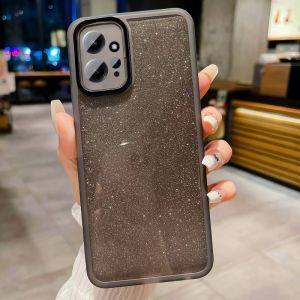 สำหรับ Redmi Note 12 Pro Plus Note12 12Pro Pro + 5G 4G 2023เคสโทรศัพท์ฝาหลังอ่อนนุ่มซิลิโคน TPU ยืดหยุ่นเคสกันกระแทกมือถือไล่ระดับสีแวววาวเลนส์กล้องถ่ายรูปป้องกัน