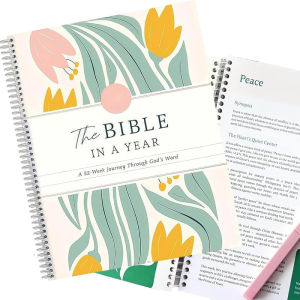 Flowral Printed Notebook In A Year Planner Notebook -52 Weeks Planner Notebook for Girls Festival Gift