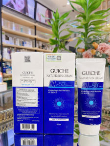Kem chống nắng nâng tone kiềm dầu hỗ trờ trắng da và chống lão hoá Guiche 60ml
