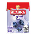 Alaska Yoghurt Blueberry Ready to Drink Milk 90ml - Pack of 12. 