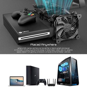 UpHere USB Fan: Silent 120mm Fan For Computer Cases & Laptop Cooling