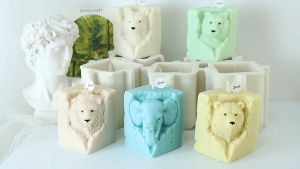 3D Animal Silicone Molds 3D Soap Resin Epoxy Mould Temperature Resistant Molds Home Decorations