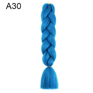 24Inch Synthetic Jumbo Braids Crochet Prestretched Hair Pink Purple Braiding Hair Extensions For Women