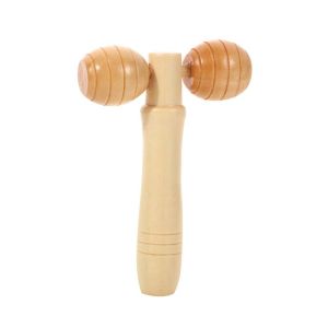 FIRST SONG Wheel Shaft Anti-Cellulite Arm Leg Foot Hand Wood Therapy Neck Shoulder Reflexology Full-body Muscle Roller Sticks Wooden Massage Roller Body Massage Tool Trigger Point Massager