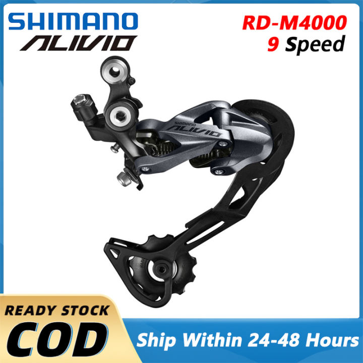 Shimano Alivio RD M4000 9 Speed MTB Shadow Rear Derailleur 27 9 Speed Rear Derailleur Shadow System 9Mm Lazada Lazada PH