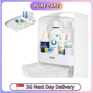 【Pure Care】 Orthokeratology Lens Storage Box/RGP Glasses & Hard Lenses Multilayer Storage Organizer