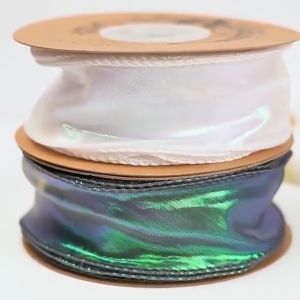 Fantasy fish tail yarn pleated yarn Ribbon With Wavy Edge Wrap Flower Gift Decoration COD