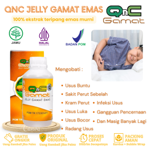 Obat Usus Buntu Sakit Perut Sebelah Perut Kram Dan Kembung Diare Mual Muntah Demam Dan Badan Menggigil Radang Usus Usus Luka Usus Kotor Usus Buntu Bocor Infeksi Pada Usus Gangguan Pencernaan Dengan QnC Jelly Gamat Emas