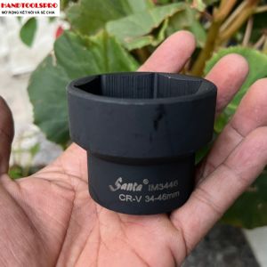 Đầu tuýp 1/2 inch chuyên dụng mở nồi xe tay ga 2 đầu 34-46mm SANTA IM3446