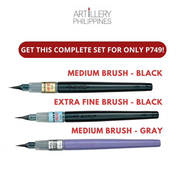 Pentel Fude Brush Pen Black