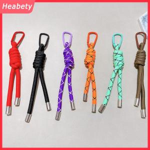 Heabety Nylon handmade dây Keychain Y2K Túi thời trang mặt dây chuyền trang sức tự làm mặt dây chuyền đầy màu sắc quà tặng