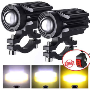 mini driving light spot light waterproof for car motorcycle Headlight LED Bulbs H6 BA20D H4 New Moto