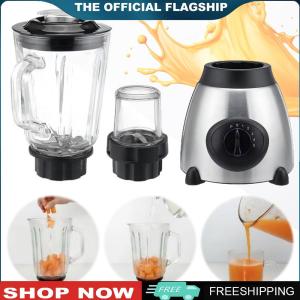 【New Arrival】 2 in 1 Grinder Blender 3 Speed Electric Mixer Machine Glass Blender Home Cooking Supplementary Food Grinder