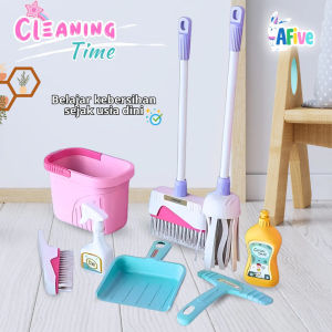 [AFive] Cooking Set Mini Mainan Anak Edukasi Kreativitas Motorik Halus RolePlay Interaktif 8pcs