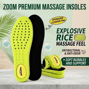 Odor Control Insoles Breathable Cushioned Shock Absorbing Insoles Sweat Wicking Air Cushion Sports Shoe Inserts Men Women