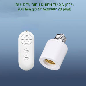 Đui đèn điều khiển từ xa thế hệ mới kiêm hẹn giờ