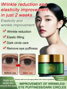 Cordyceps Eye Cream for Wrinkle Reduction Visible Results in 2 Weeks Hydrating and Nourishing Eye Care for Periorbital Area