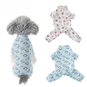 Pet Clothes Puppy Sleepwear Cat Jumpsuit Four-Legged Pet Clothing
