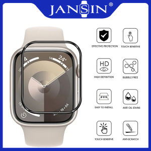 2Pcs 3D Full Coverage Protective Film compatible with for Apple Watch Ultra 2 49mm 41mm 45mm Band Screen Protector Clear Cover iWatch Series 9/8/se 2/7/6/5/4 40mm 44mm Screen Protective Film Not Tempered Glass