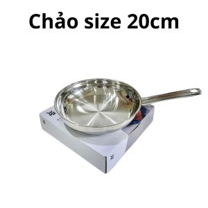 Chảo Đơn WMF Profi Inox 304 Bếp Từ Chuyên Dụng 24/28cm - Hàng Nhập Đức